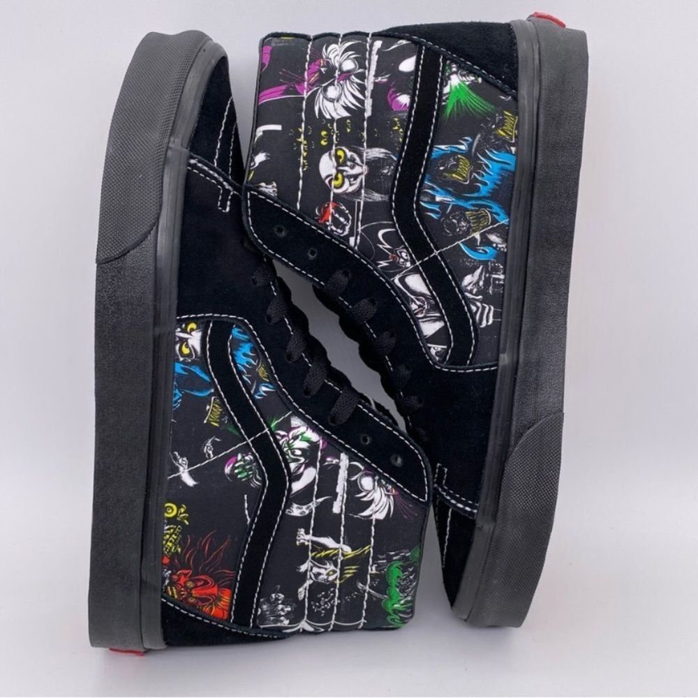 Vans x Disney Sk8-Hi Disney 100 'Villains' Women's Shoes Sneakers | Size: 9.5 - Picture 10 of 16